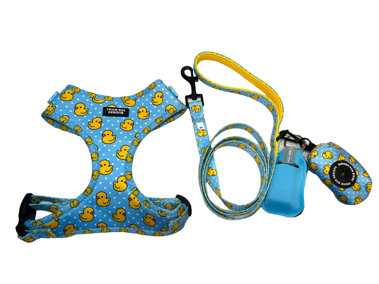 Soft Neoprene dog harness: Harness only and Harness and Leash set option - 9 print options available