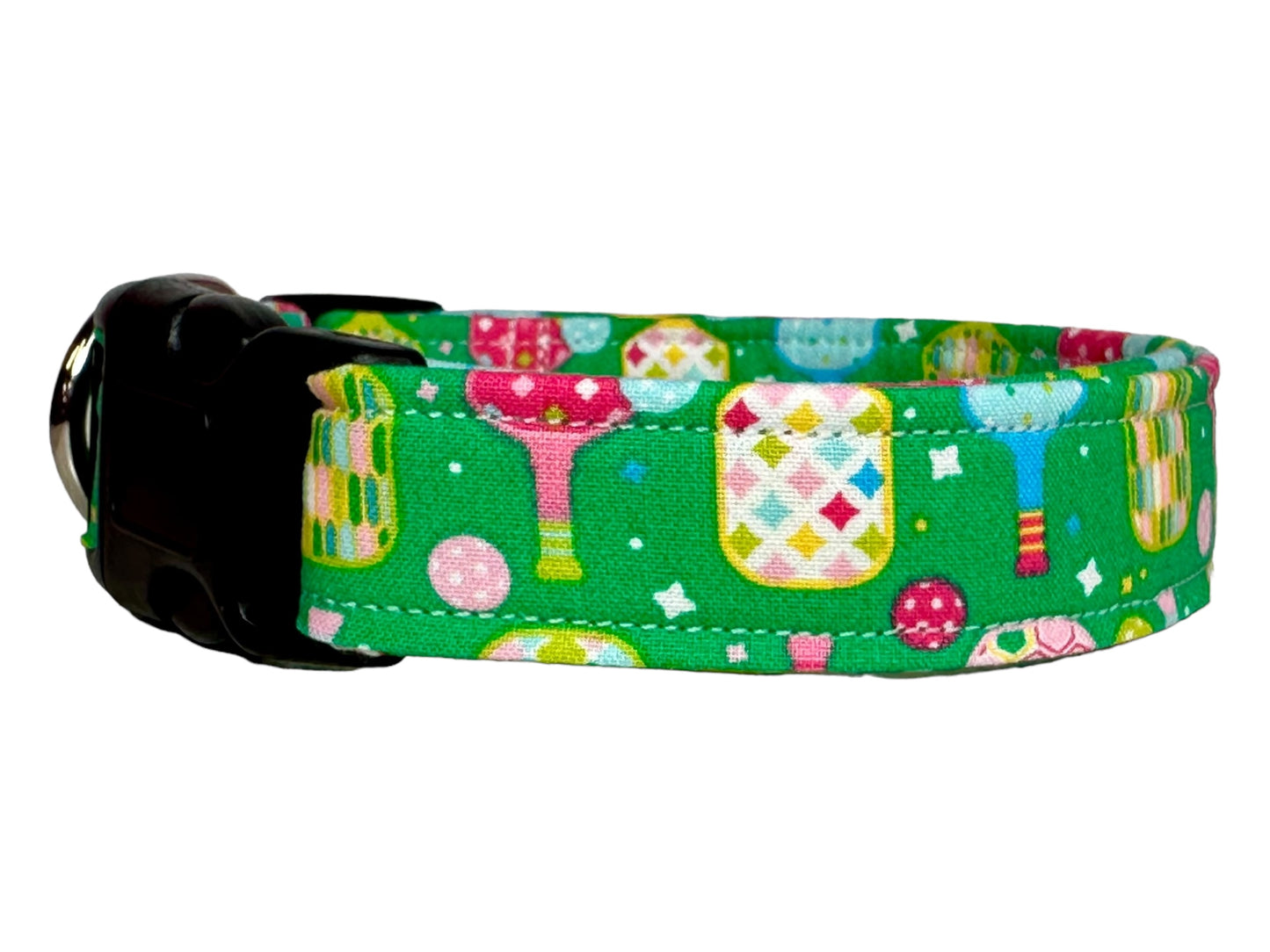 Pickleball Dog collar, handmade side release dog collar