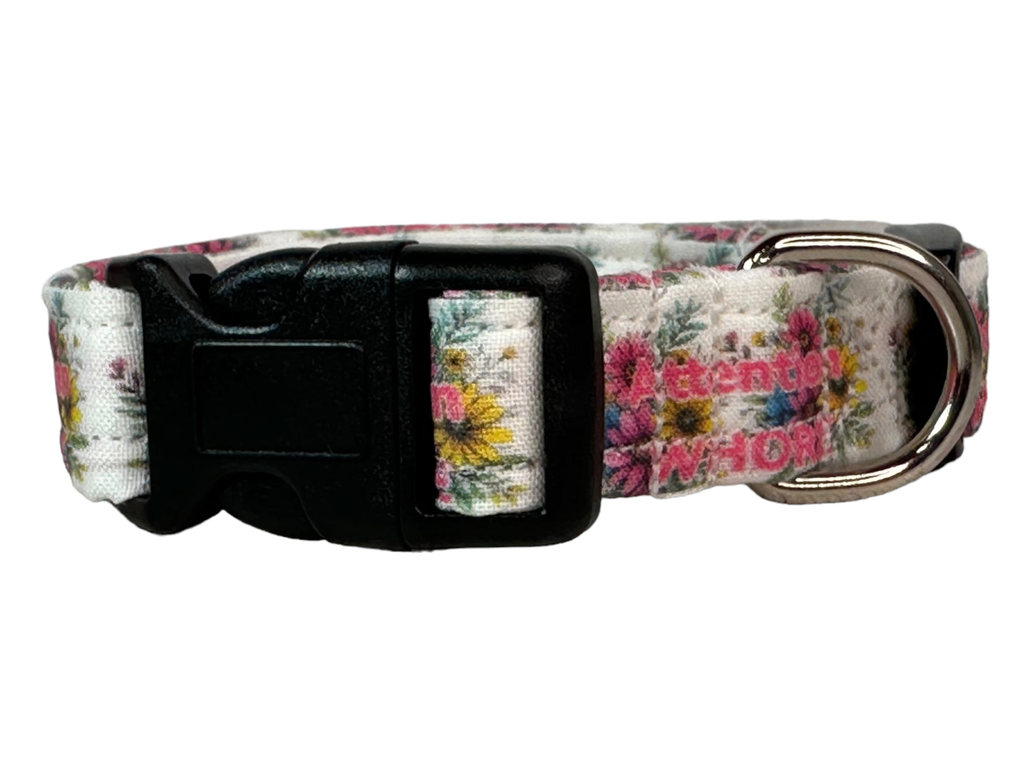 Attention Whore dog collar - handmade side release dog collar