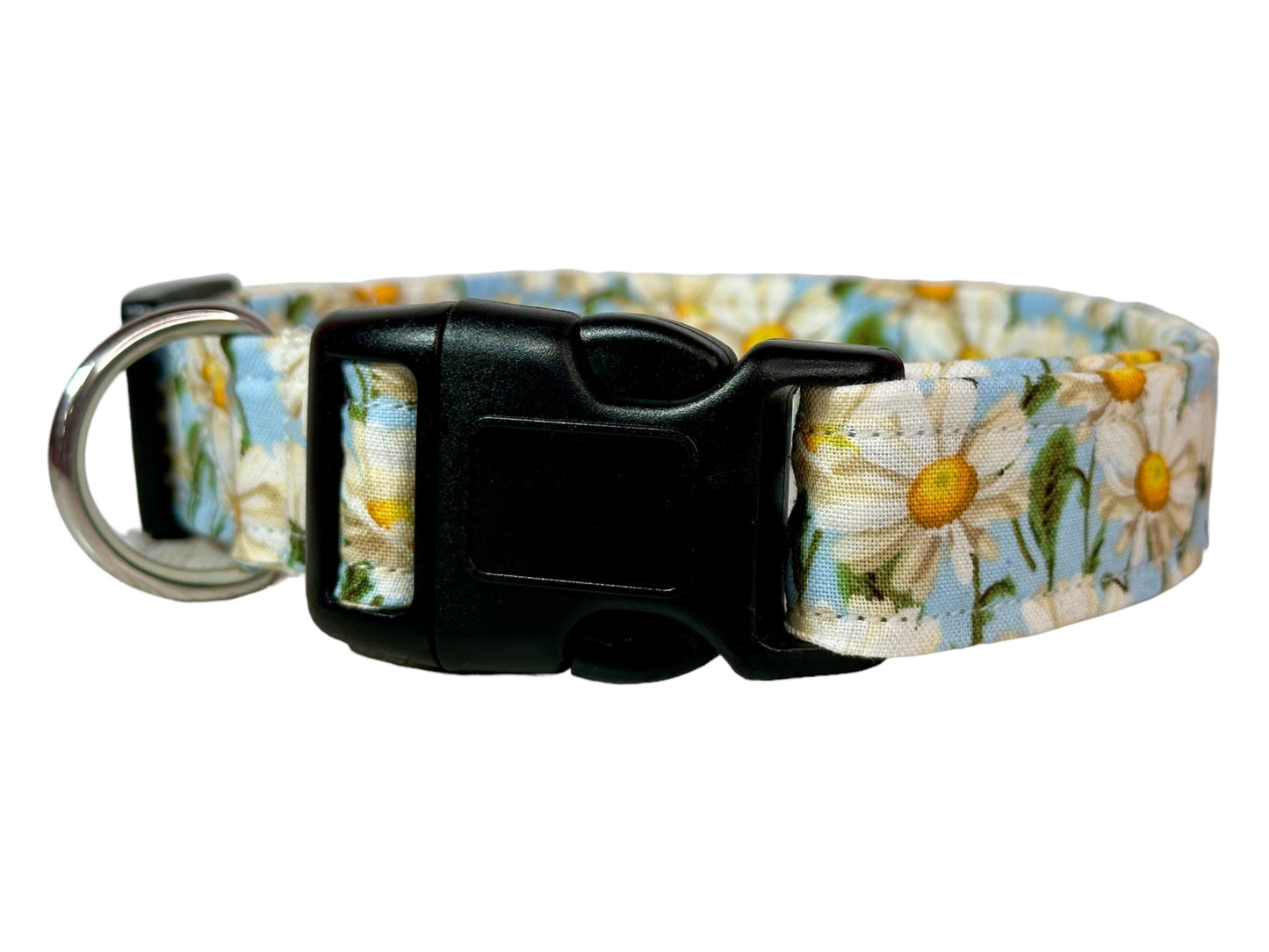 Daisy dog collar, handmade side release adjustable dog collar