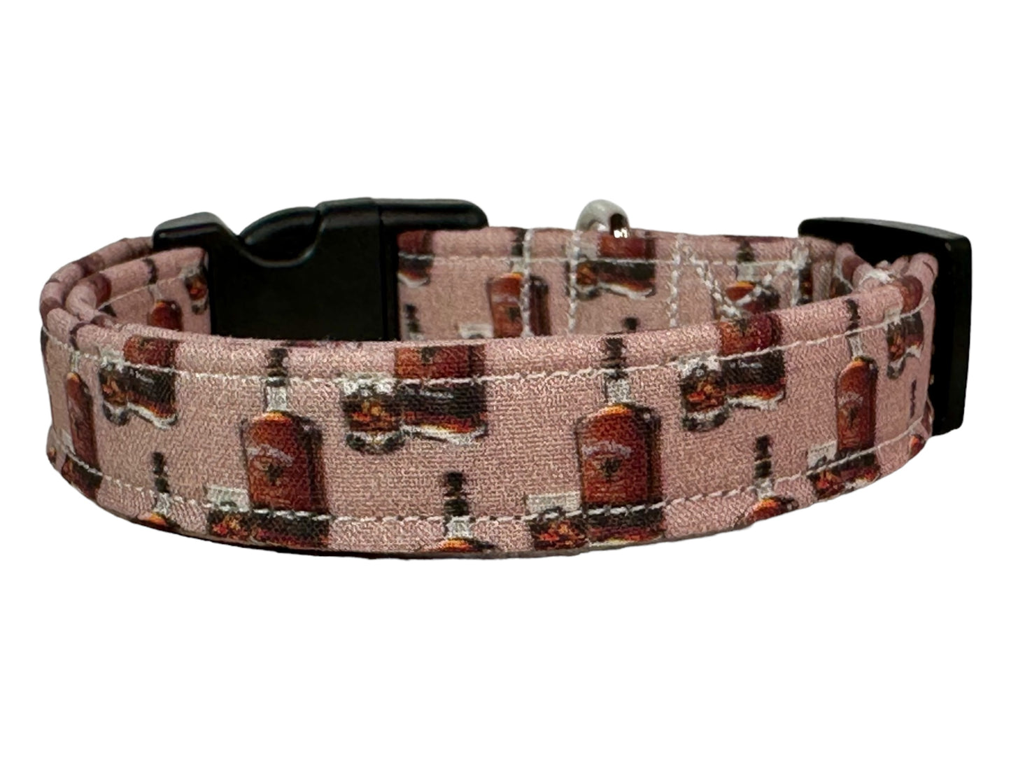 Bourbon dog collar - handmade side release dog collar