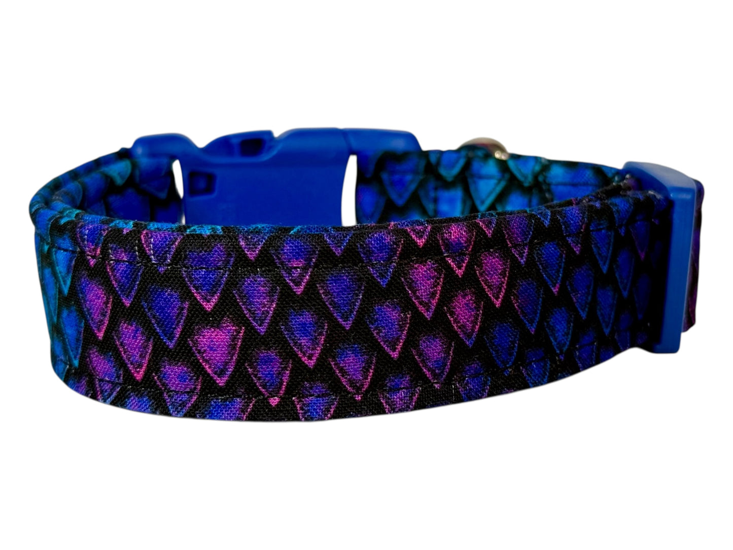 Dragon Scales dog collar, Animal print dog collar, Handmade Pet Collar with Heavy-Duty Webbing & Stainless Steel Hardware (Copy) (Copy) (Copy)