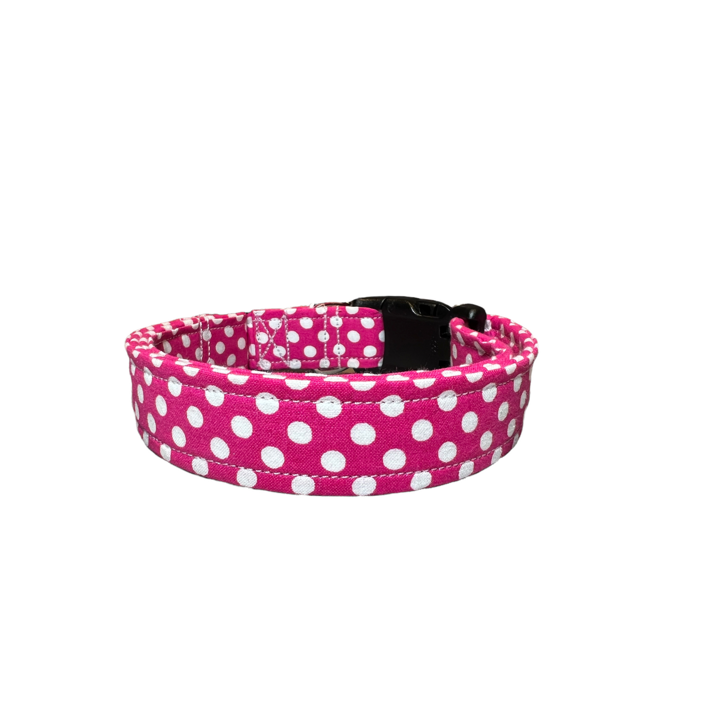 Pink Polka Dot Dog Collar