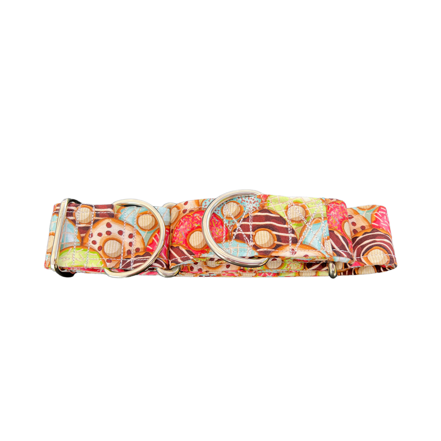 Donut martingale dog collar