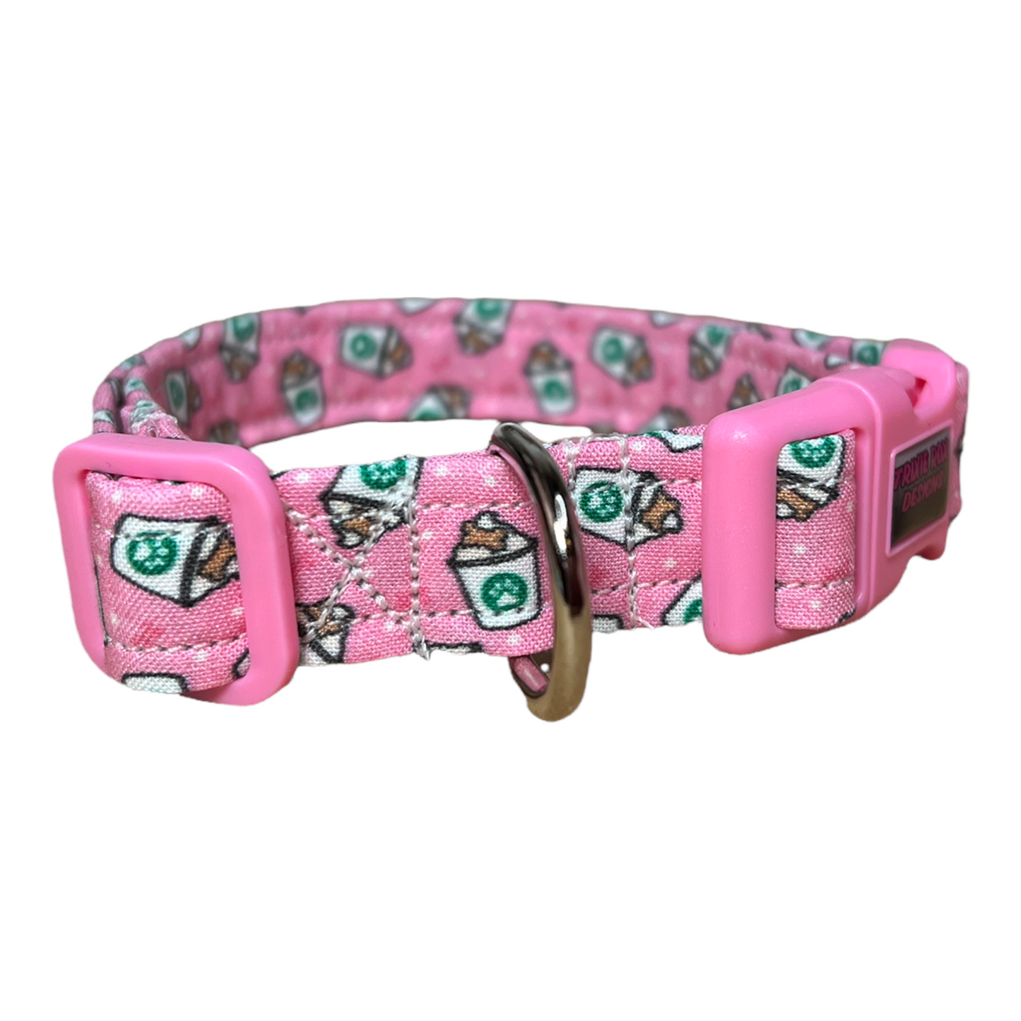 Puppacino dog collar, coffee lover dog collar, collar for dogs, girl dog collar, boy dog collar, pup cup dog collar, cat collar