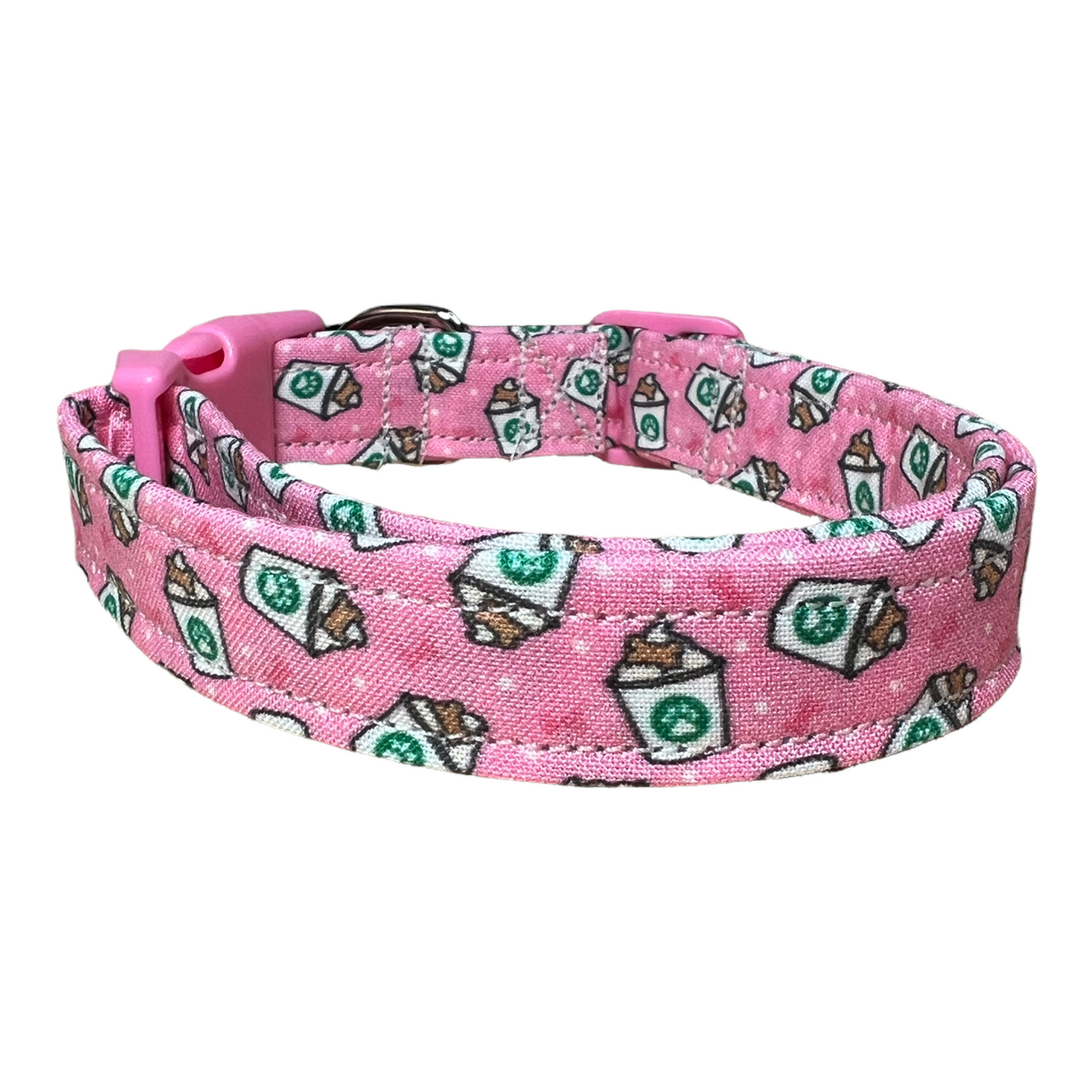 Puppacino dog collar, coffee lover dog collar, collar for dogs, girl dog collar, boy dog collar, pup cup dog collar, cat collar