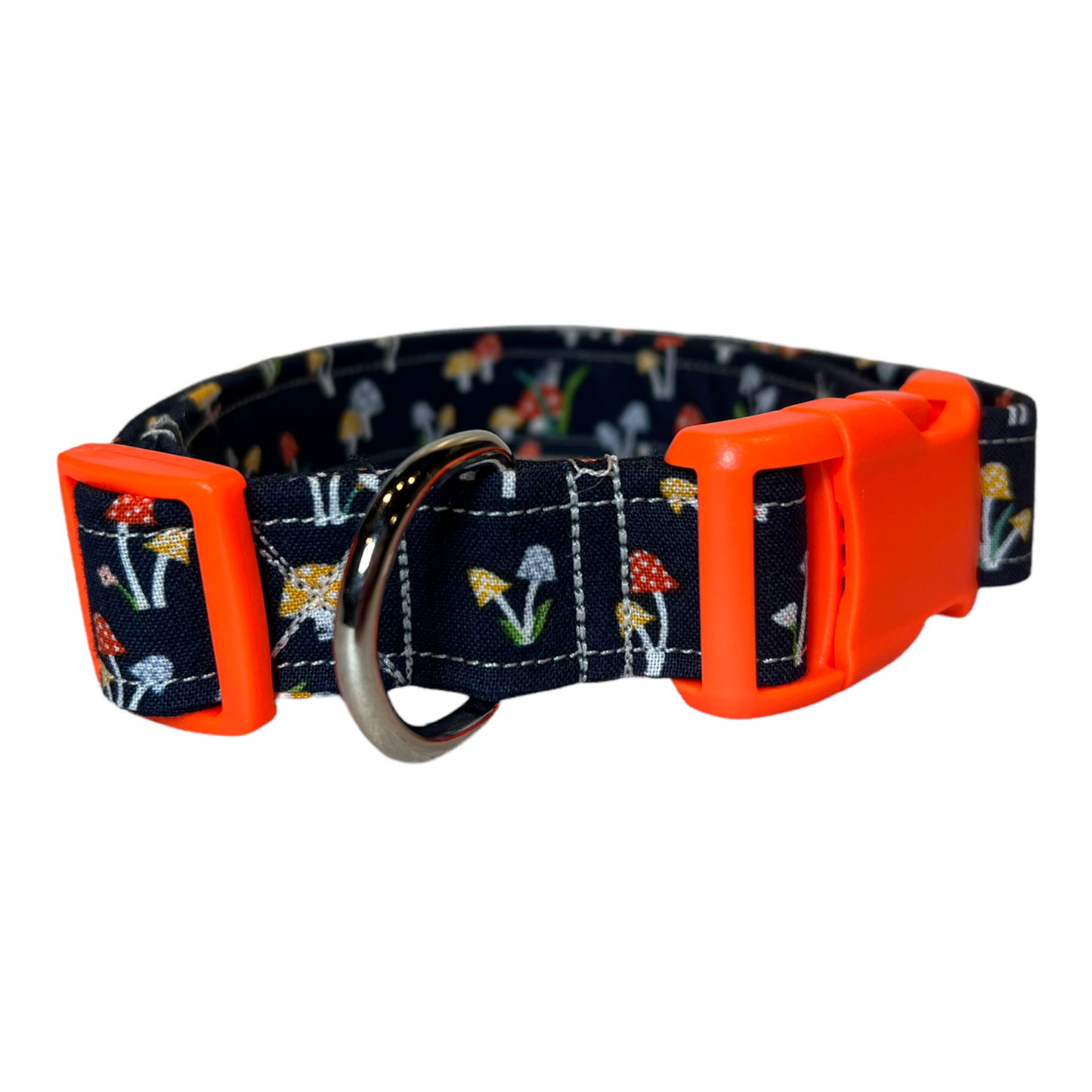 Mushroom dog collar, mushroom Cat Collar, Side release adjustable, dog collar girl, collars for dogs, pet collar, dog collar girl, dog collar boy, fantasy mushroom print