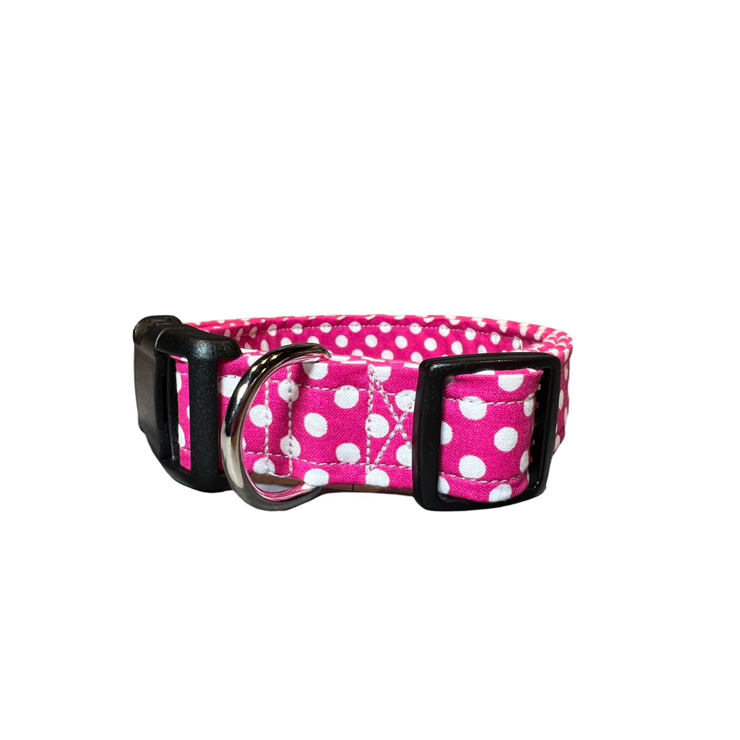 Pink Polka Dot Dog Collar