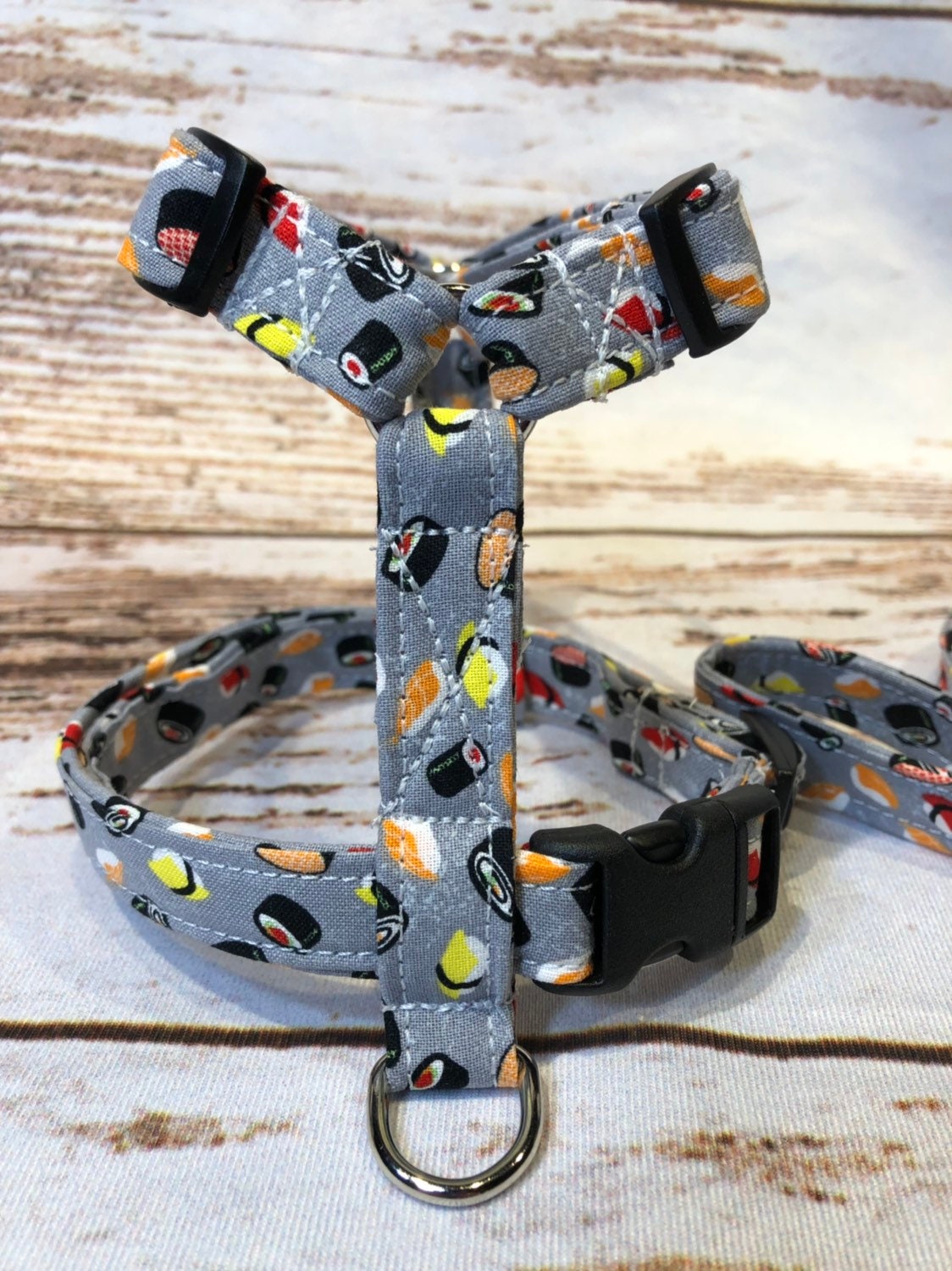 Dog harness, harness leash set,matching leash,  step in harness, standard harness, roman harness, dog harness matching leash, sushi harness