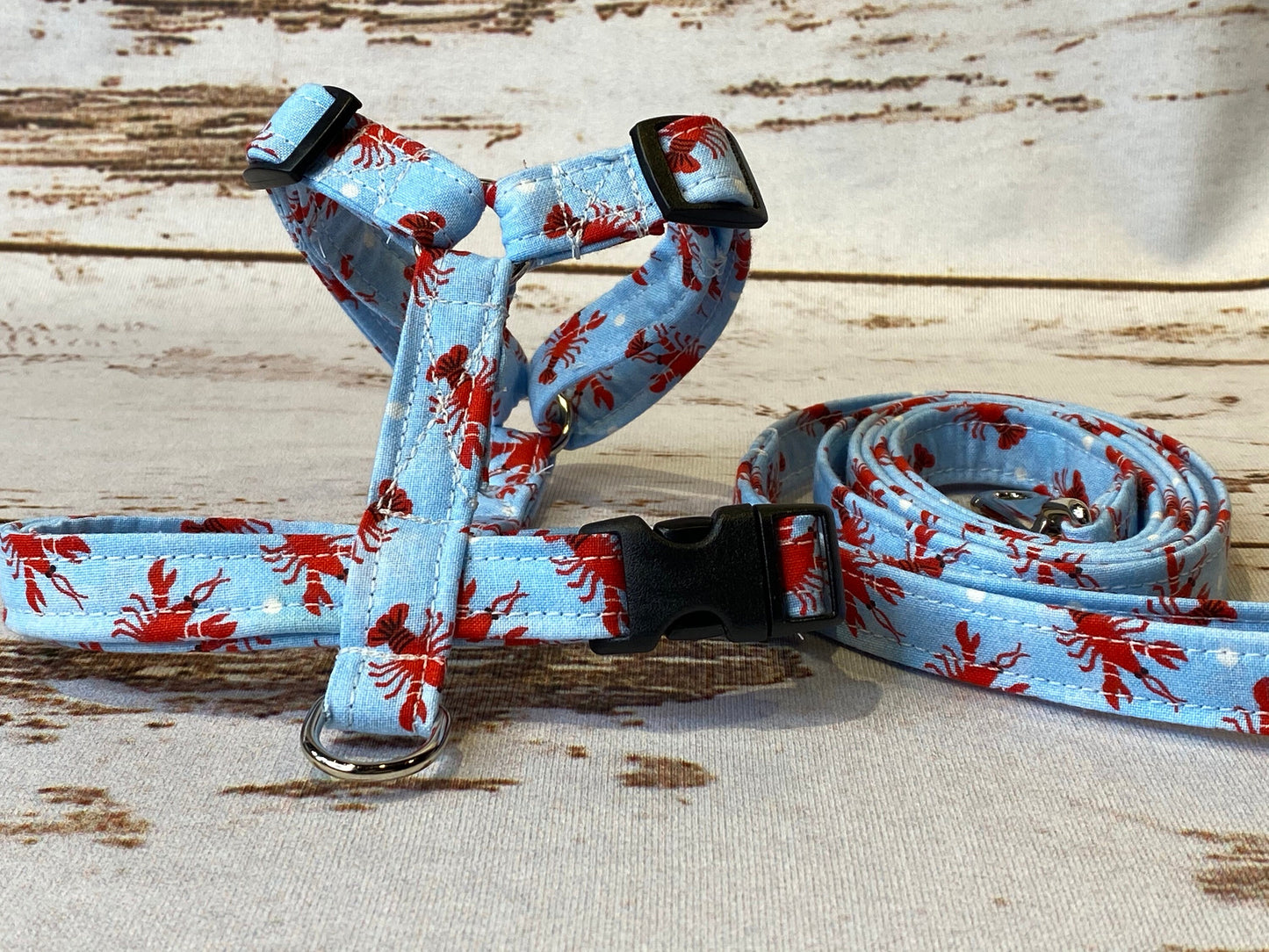 Dog harness, Harness and leash set, step in harness, dog harness set, standard harness, roman dog harness, adjustable, Lobster dog harness