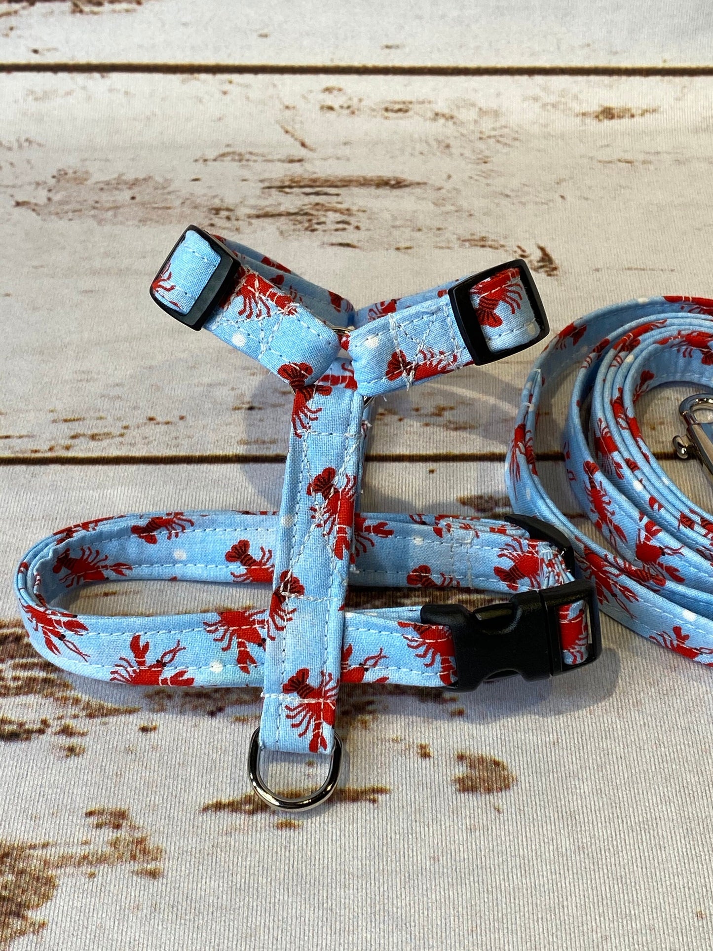 Dog harness, Harness and leash set, step in harness, dog harness set, standard harness, roman dog harness, adjustable, Lobster dog harness