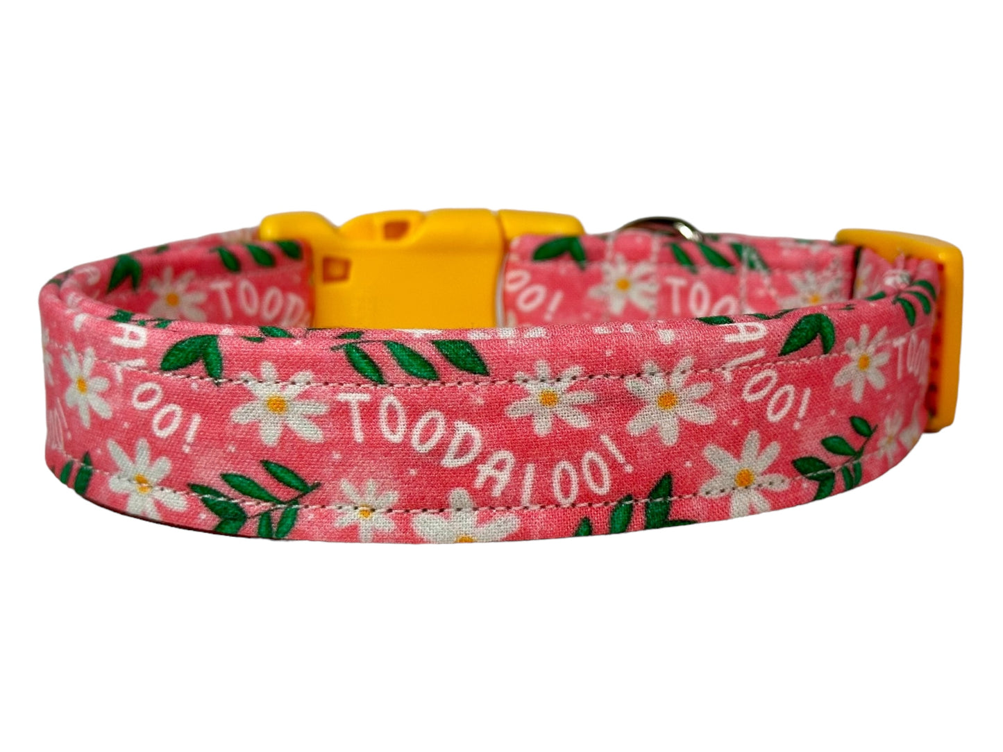 Toodaloo dog collar, handmade side release adjustable collar