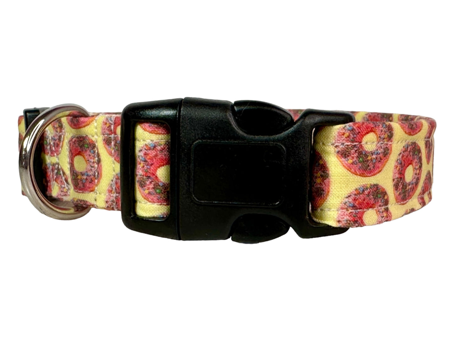 Donut dog collar - handmade side release dog collar