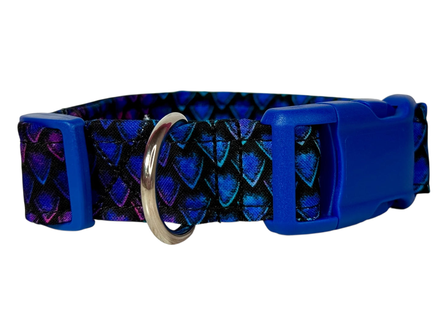 Dragon Scales dog collar, Animal print dog collar,  Handmade Pet Collar with Heavy-Duty Webbing & Stainless Steel Hardware (Copy) (Copy) (Copy)