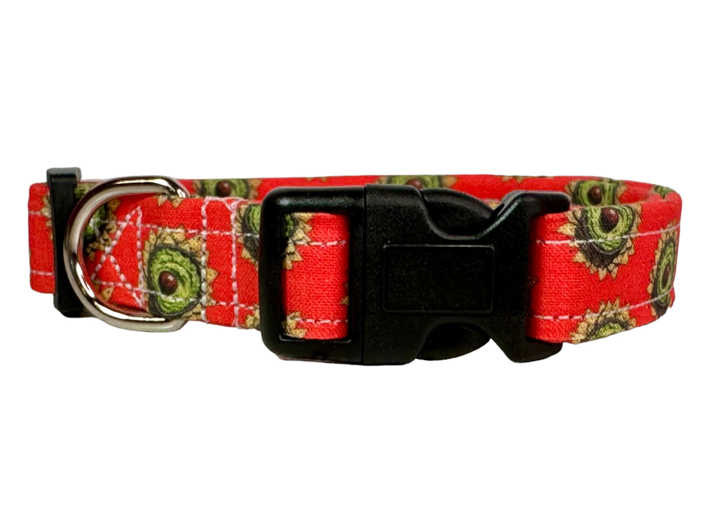 Guacamole dog collar - handmade side release dog collar