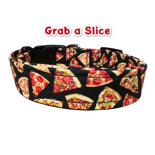 Pizza dog collar, funny dog collar, food dog collar, collar for dogs