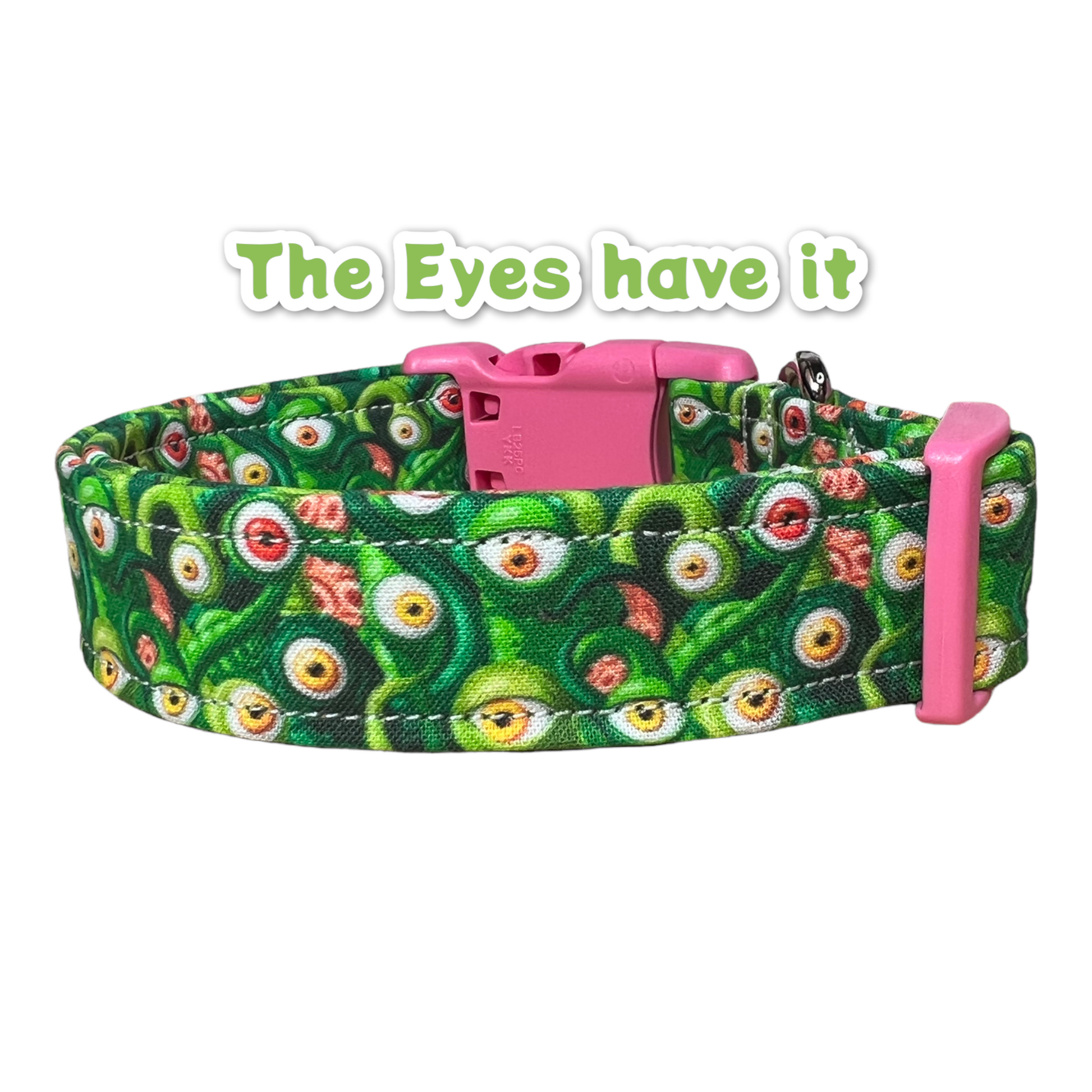 Funny dog collar alien dog collar Sci fi dog collar eyeball dog