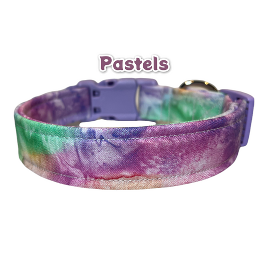 Pastel dog collar, pastel Cat Collar, Side release adjustable, dog collar girl, collars for dogs, pet collar, dog collar girl, dog collar boy, pastel print
