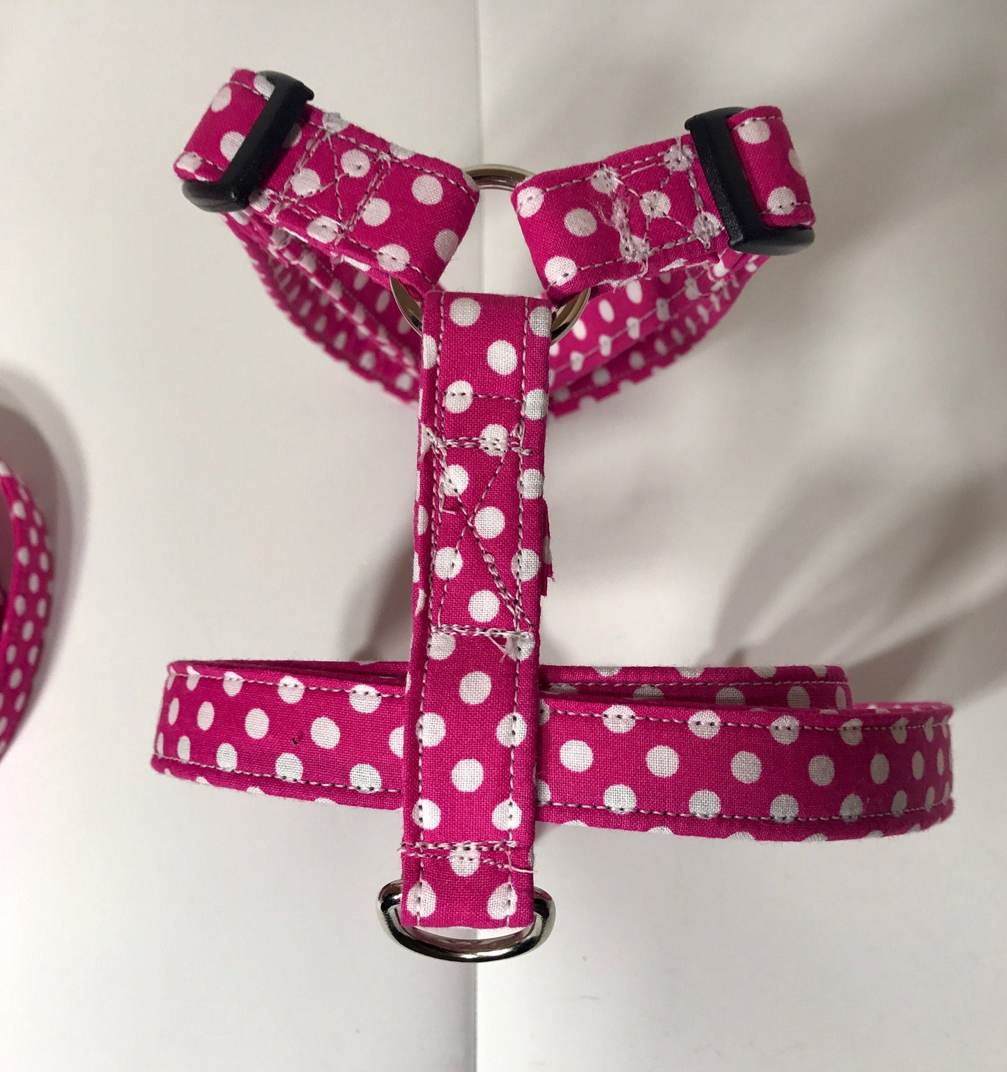 Dog harness, Harness and leash, step in harness, standard harness, dog harness set, polka dot, pink, red, black, orange, teal, gray, blue