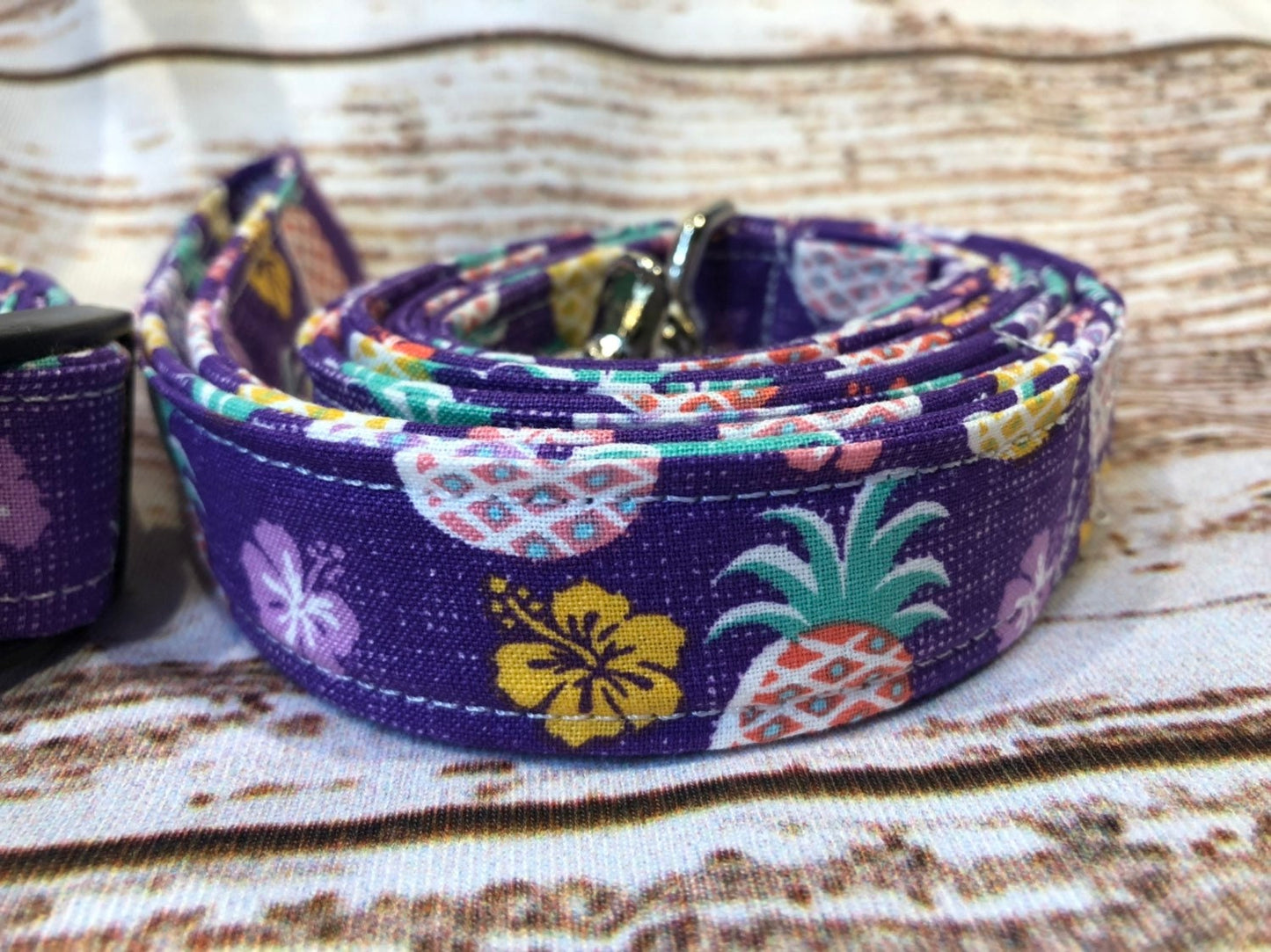 Dog harness, Harness and leash, step in harness, standard harness, adjustable harness, pineapple dog harness, pineapple harness, purple