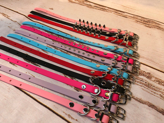 Biothane Dog collar, waterproof dog collar, extra small dog collar, spiked dog collar, rhinestone dog collar, Dog collar, Biothane