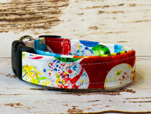 Dog Collar, dog collar female, colorful dog collar, martingale collar, adjustable collar, buckle dog collar, sweet tooth, bubble gum