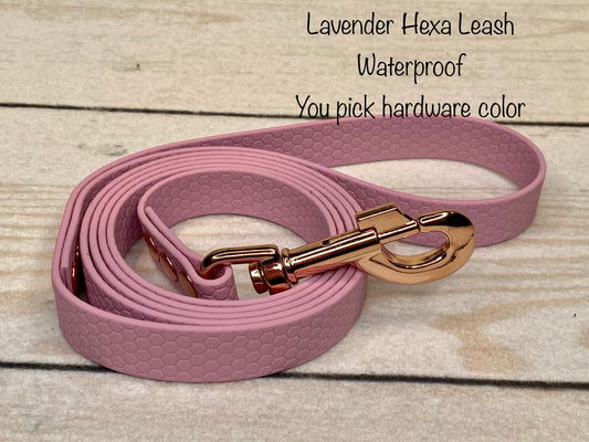 Dog leash, custom dog leash, hexa dog leash, strong dog leash, soft dog leash, lavender dog leash, dog leash, waterproof dog leash, hexa pvc