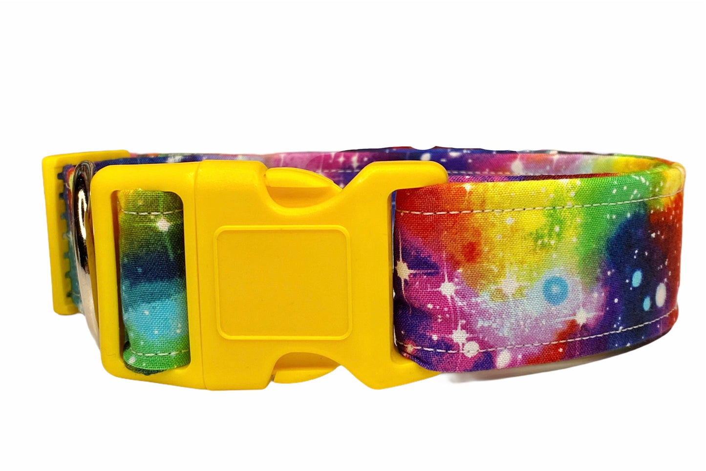 Galaxy dog collar, rainbow dog collar, dog collar, celestial dog collar, rainbow galaxy, adjustable dog collar, washable, galaxy print, cat