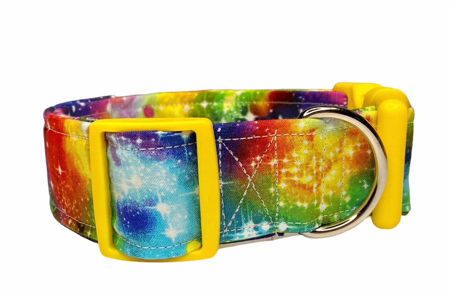 Galaxy dog collar, rainbow dog collar, dog collar, celestial dog collar, rainbow galaxy, adjustable dog collar, washable, galaxy print, cat