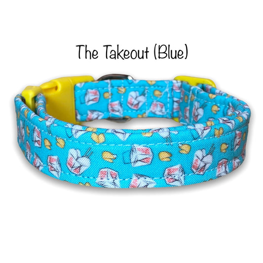 Chinese food takeout dog collar, dog collar, funny dog collar, food dog collar, eco friendly collar, cat collar, Chinese food collar, collar